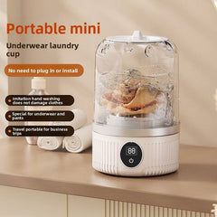 Underwear Washer, Portable Mini Washing Machine, Upgraded Mini Washings Machines, Rechargeable Cordless Washing-Machine, Laundry Cup For Bra, Underwear, Socks.